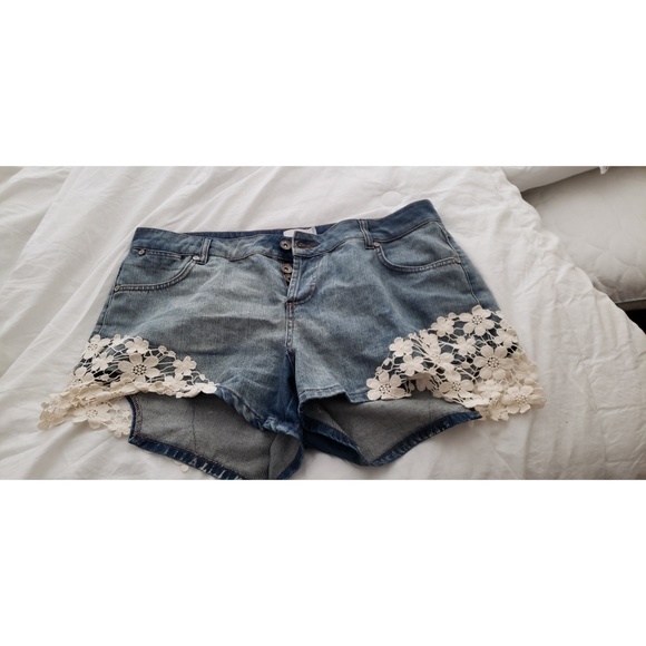 ASOS Curve Pants - Asos denim shorts